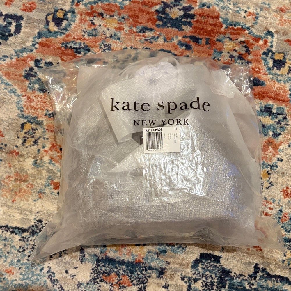 NWT Kate Spade NY â ď¸ Dumpling Suede Small Satchel Gray Leather Hare Grey New - Picture 13 of 13